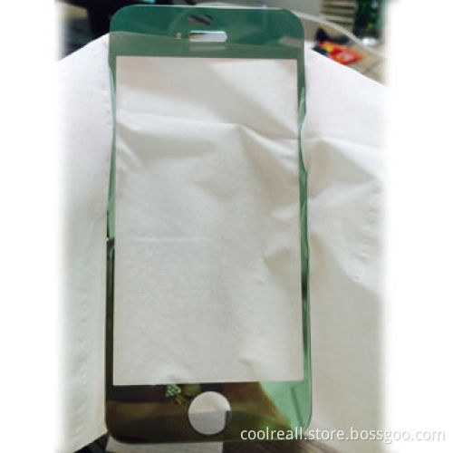 Colorful tempered glass screen protector screen guard for Apple's iPhone